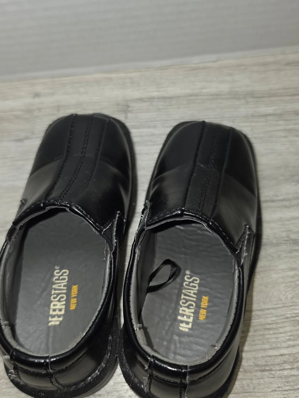 Deer Stags Dress Loafer Black Slip On Shoes Toddler Size 6.5